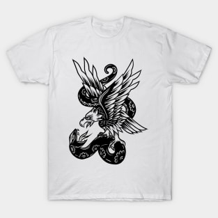 Bird and snake T-Shirt